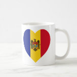Moldova Flag Heart Mug