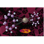 Molecular structure dimension photo sculptures