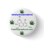 molecule structure of thc buttons