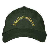 Mollomollets caquette embroidered hat