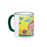 Molly Mushroom Baby In Polka Dottie Whimsy Land mugs