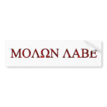 Molon Labe bumper stickers
