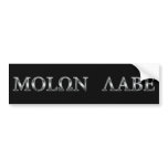 Molon Labe (Come and Get It) bumper stickers