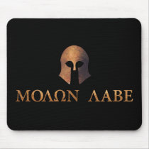Molon Labe (Come and Get It) Mouse Pad