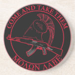 Molon Labe (Come and Take Them) Drink Coasters