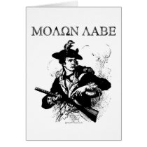 Molon Labe Minuteman Cards