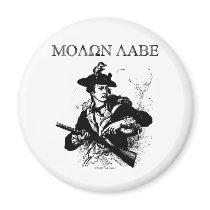 Molon Labe Minuteman Refrigerator Magnet