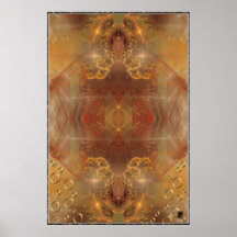 molten gold print