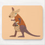 Mom and Baby Kangaroo Mouse Mat
