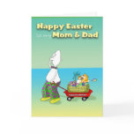 Mom & Dad happy Easter cards