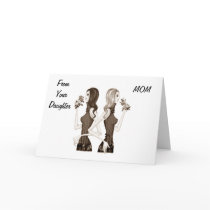 MOM FROM DAUGHTER ON 40th Card