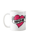 Mom Heart Tattoo Mugs