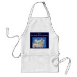 Mom Let's Make Christmas Goodies! apron gifts Blue