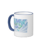 Mom, Pastel Butterflies Coffee Mugs