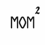MOM Squared embroidered shirts