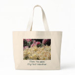 Mom You were My First Valentine! Tote bag gifts