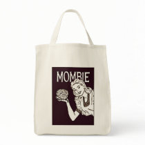 Mombie Retro Zombie Canvas Bag