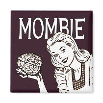 Mombie Retro Zombie Magnet