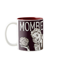 Mombie Retro Zombie Mugs