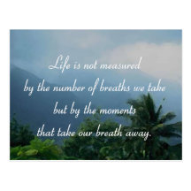 Moments That Take Our Breath Away Post Cards
