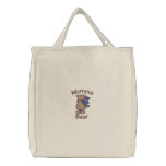 Momma Bear Cute Customisable Embroidery Bag embroidered bags