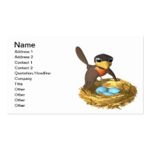 Momma Bird Business Card Template
