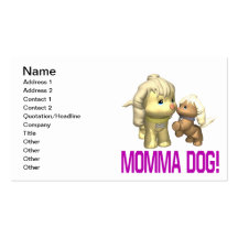 Momma Dog Business Card Templates