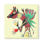 momma giraffe magnets