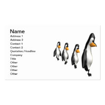 Momma Penguin Business Card