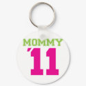 Mommy 2011 pink keychains