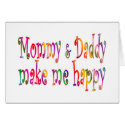 Mommy & Daddy cards