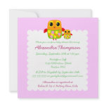 Mommy & Little Owl Baby Shower Invitation
