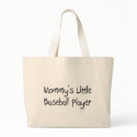 Mommy's Little Baseball Player bags