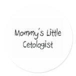 Mommys Little Cetologist stickers
