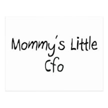 Mommys Little Cfo Post Card