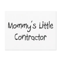 Mommys Little Contractor postcards