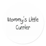 Mommys Little Currier stickers
