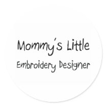 Mommys Little Embroidery Designer stickers