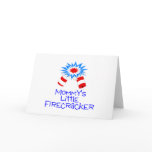 Mommys Little Firecracker Cards