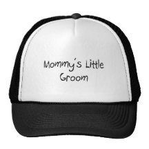 Mommys Little Groom Mesh Hat
