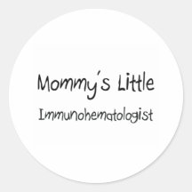Mommys Little Immunohematologist Stickers