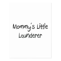 Mommys Little Launderer Post Card
