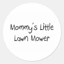 Mommys Little Lawn Mower Sticker