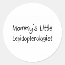 Mommys Little Lepidopterologist Sticker