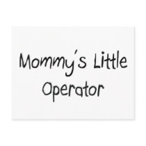 Mommys Little Operator postcards