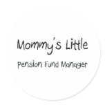 Mommys Little Pension Fund Manager stickers