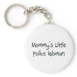 Mommys Little Police Woman keychains