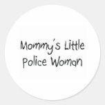 Mommys Little Police Woman Sticker