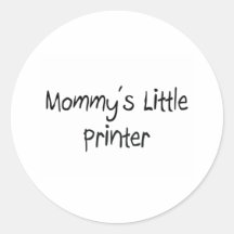 Mommys Little Printer Stickers