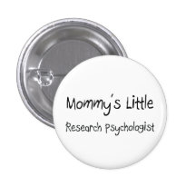 Mommys Little Research Psychologist Button